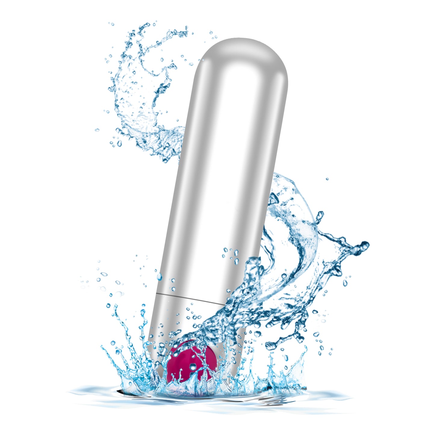 Mini Upgraded Rechargeable Handheld Waterproof Back Massager,Electric Portable Back Massager for Back Neck Shoulder Body