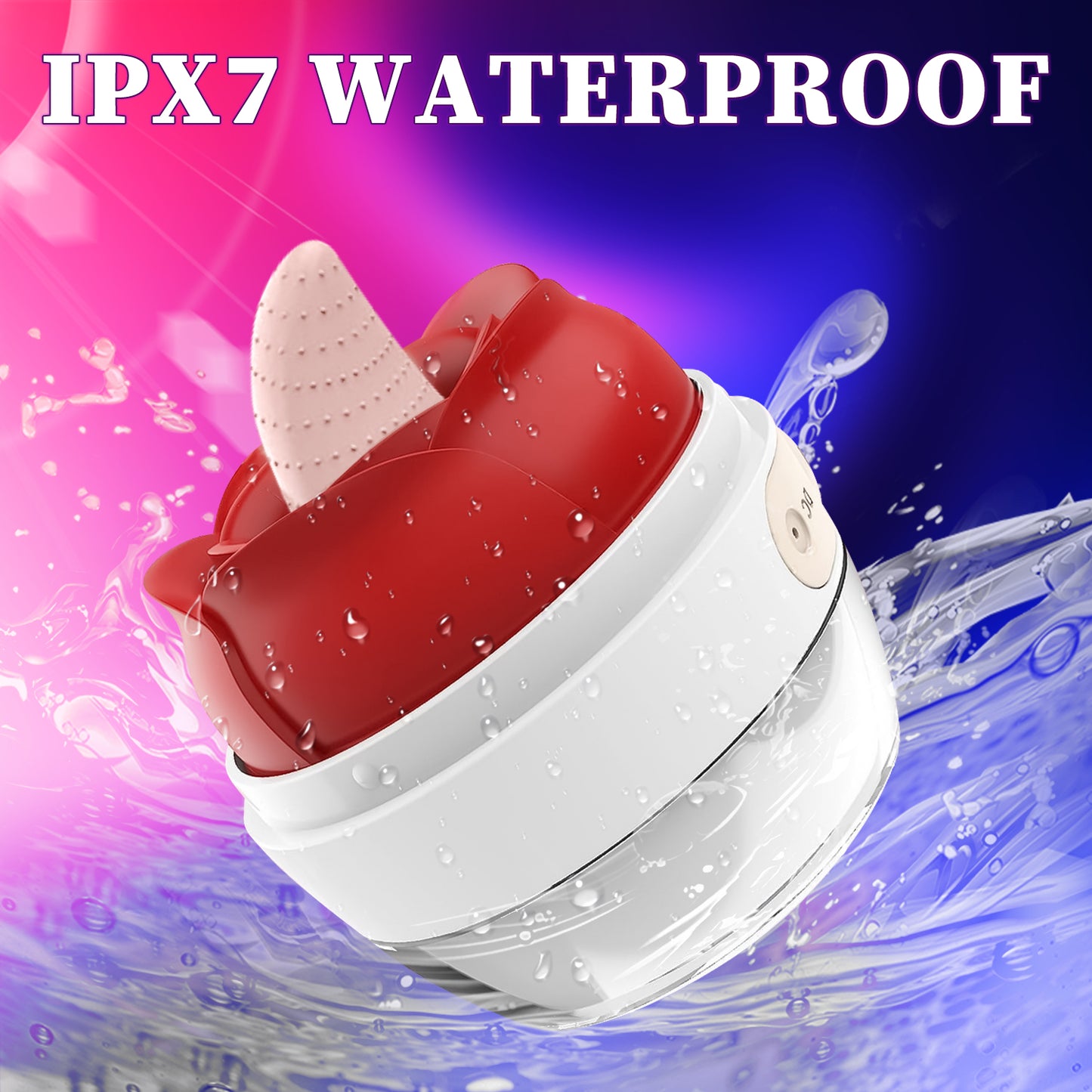 Update Model Roses Shape Sucker for Women Toy Tongues Quiet 10 Speed Adult Toys Waterproof Automatic Electric Adult Toys Machine Valentines Party B1J2
