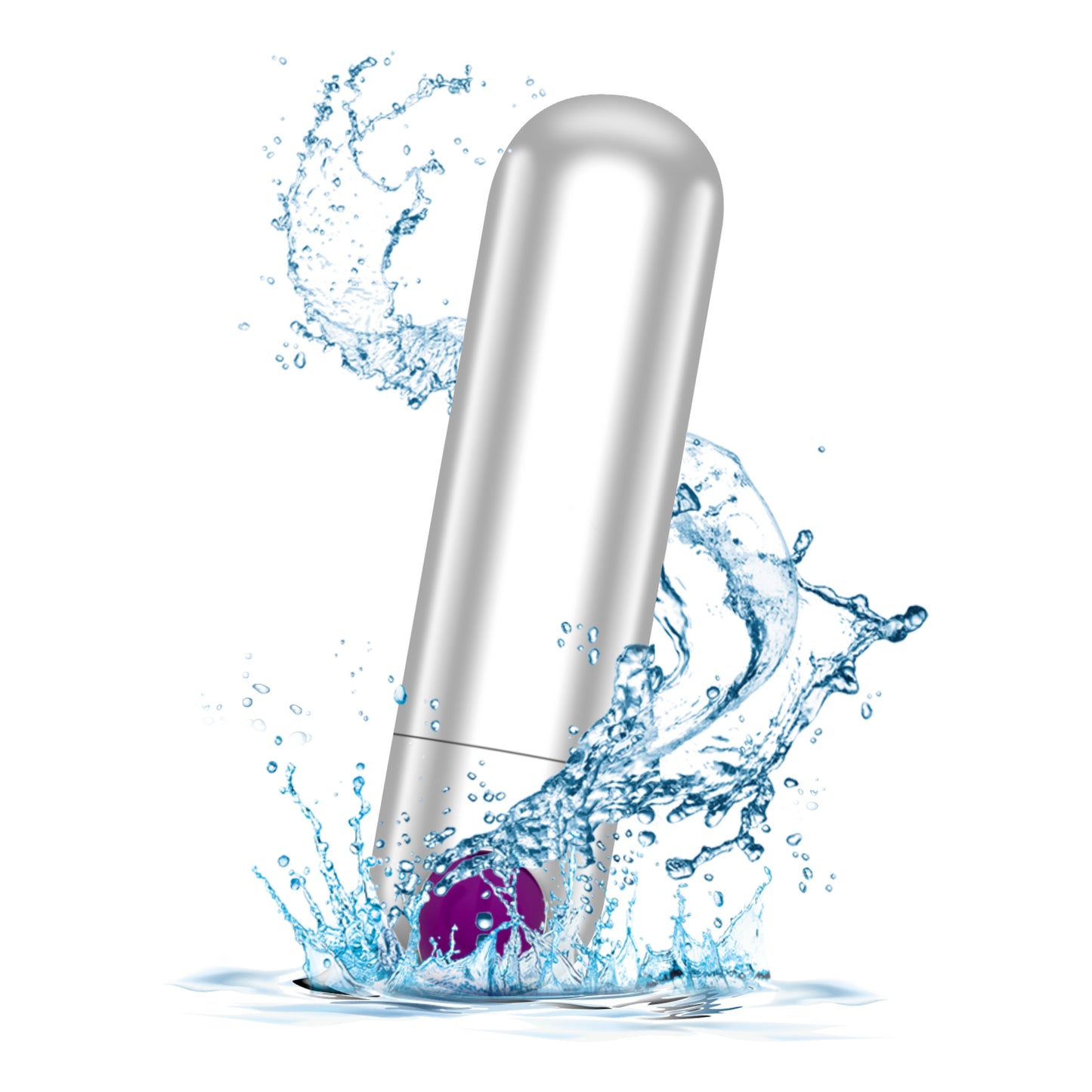 Mini Upgraded Rechargeable Handheld Waterproof Back Massager,Electric Portable Back Massager for Back Neck Shoulder Body