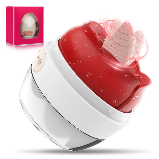 Update Model Roses Shape Sucker for Women Toy Tongues Quiet 10 Speed Adult Toys Waterproof Automatic Electric Adult Toys Machine Valentines Party B1J2